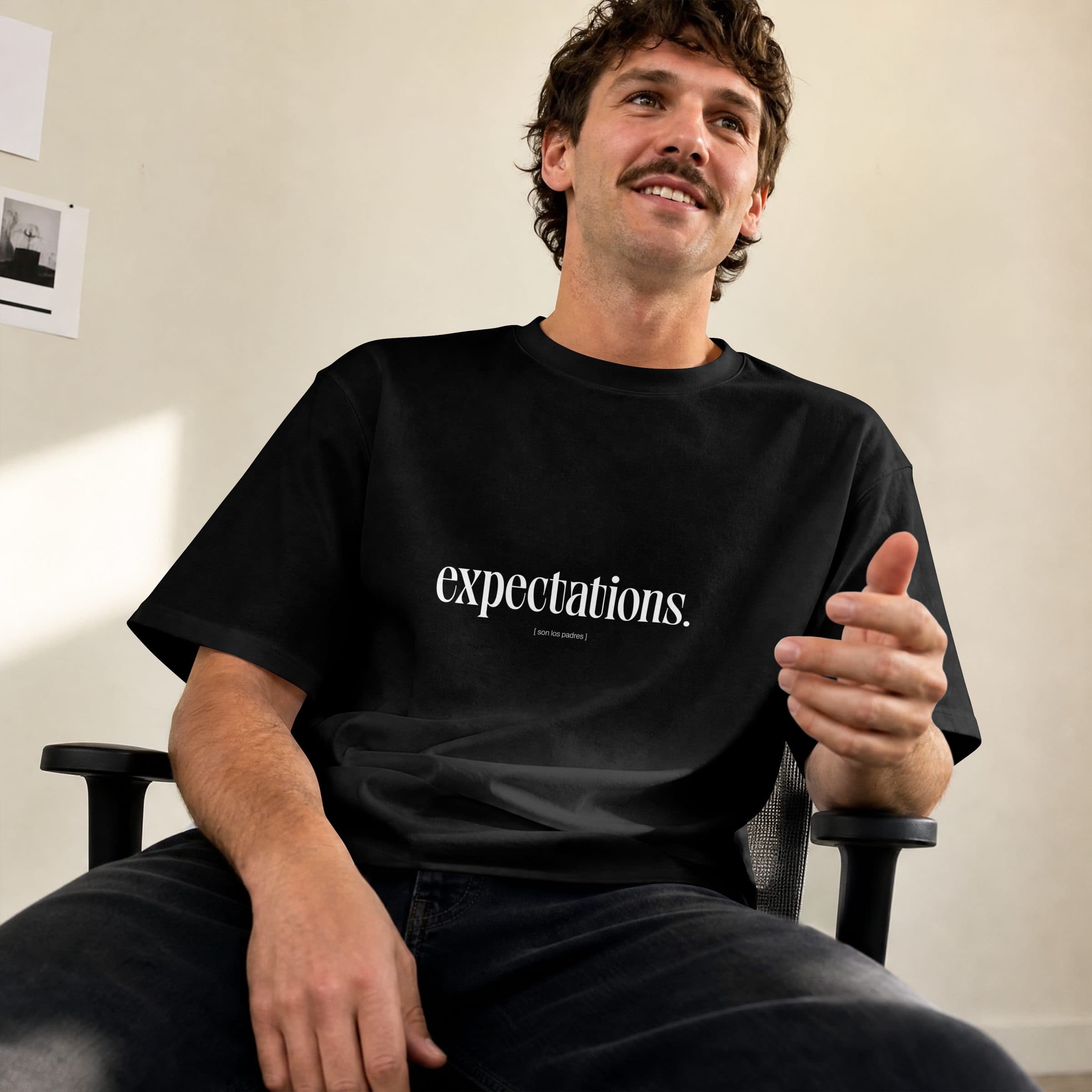 Camiseta Expectations, son los padres